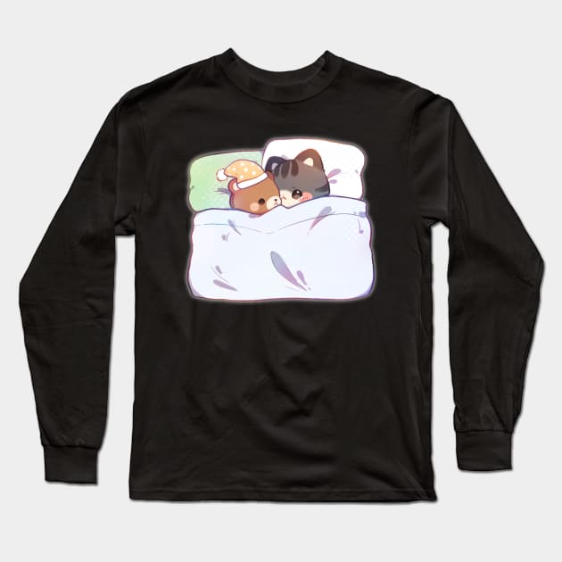 Kitty with Teddy Long Sleeve T-Shirt by Cremechii